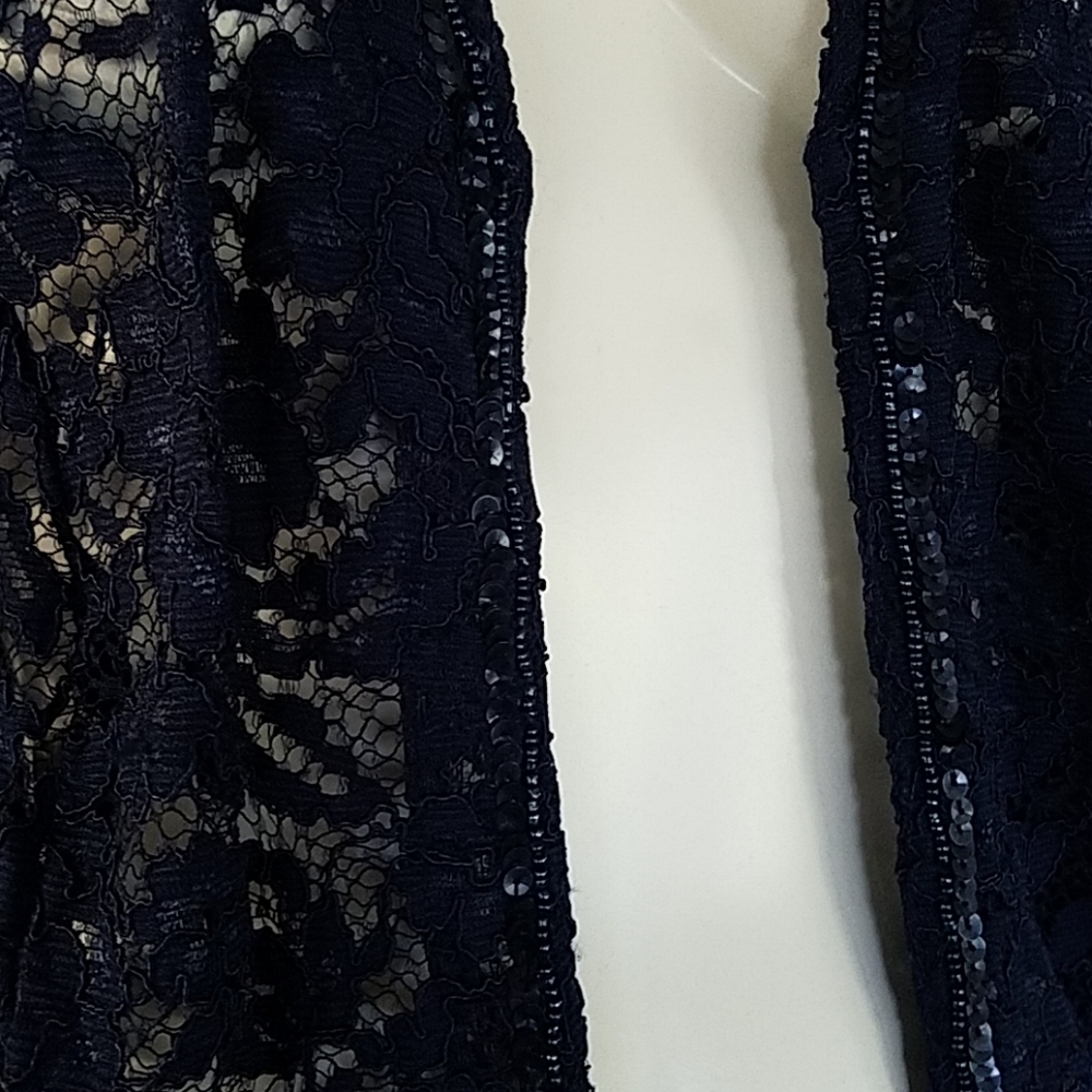 B2G1 Roaman's Blue lace with sequin detail - Picture 5 of 8